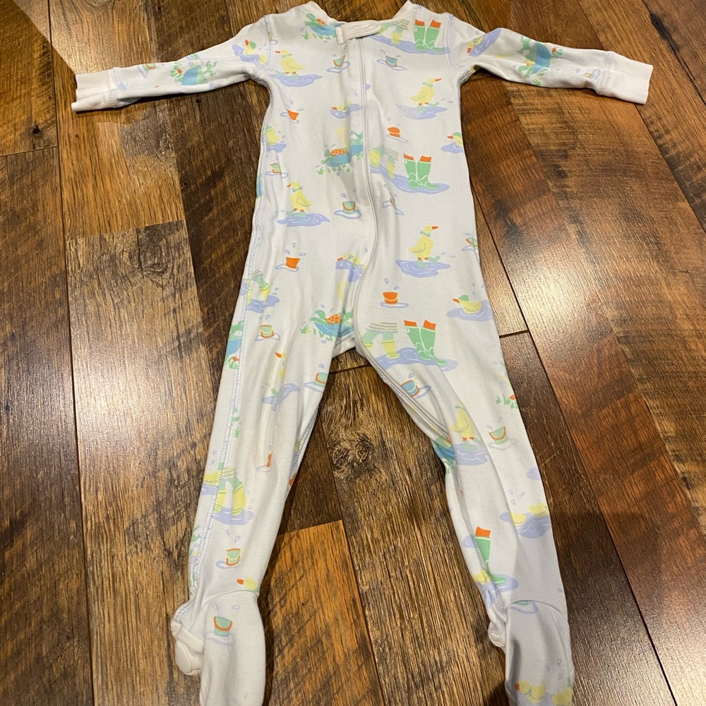 The Beaufort bonnet company onesie. Size 18-24 months. Blue with ducks